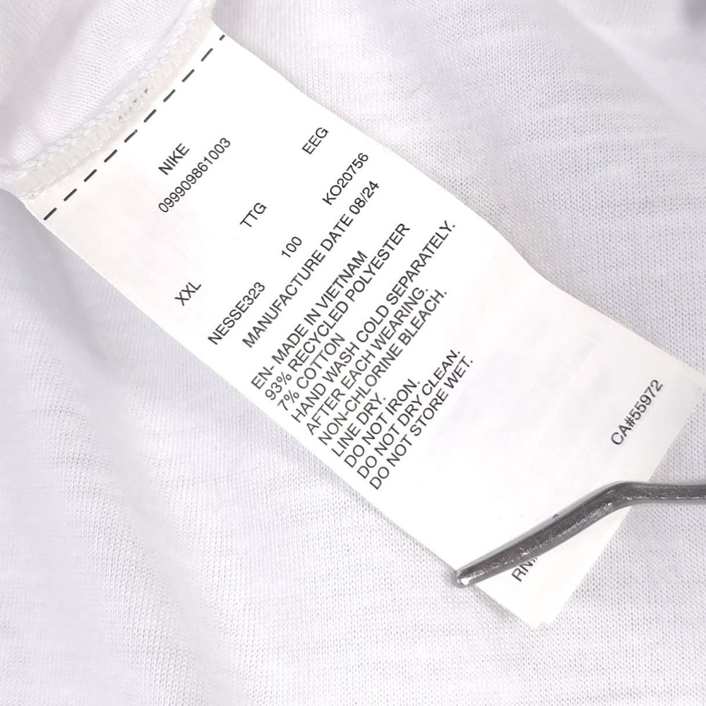 NIKE SWIM Essential Women's XXL Hooded Cover Up Dress White Pockets Sleeveless - Picture 9 of 9